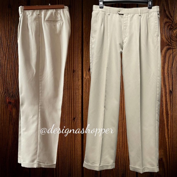 Perry Ellis America MENS Khaki Pants 36 x 32 - Picture 4 of 4